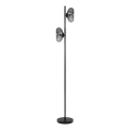 Osram - Stojací lampa DECOR SMOKE 2xE14/12W/230V černá/kouřová šedá