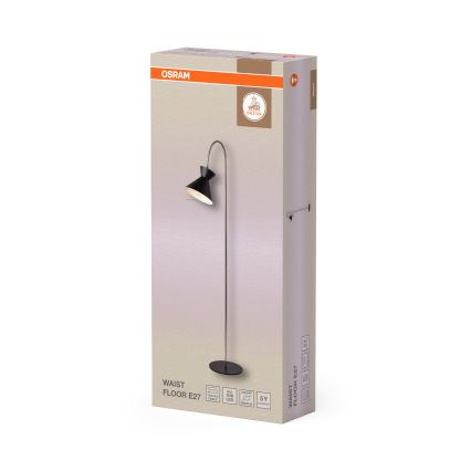 Osram - Stojací lampa DECOR WAIST 1xE27/40W/230V černá
