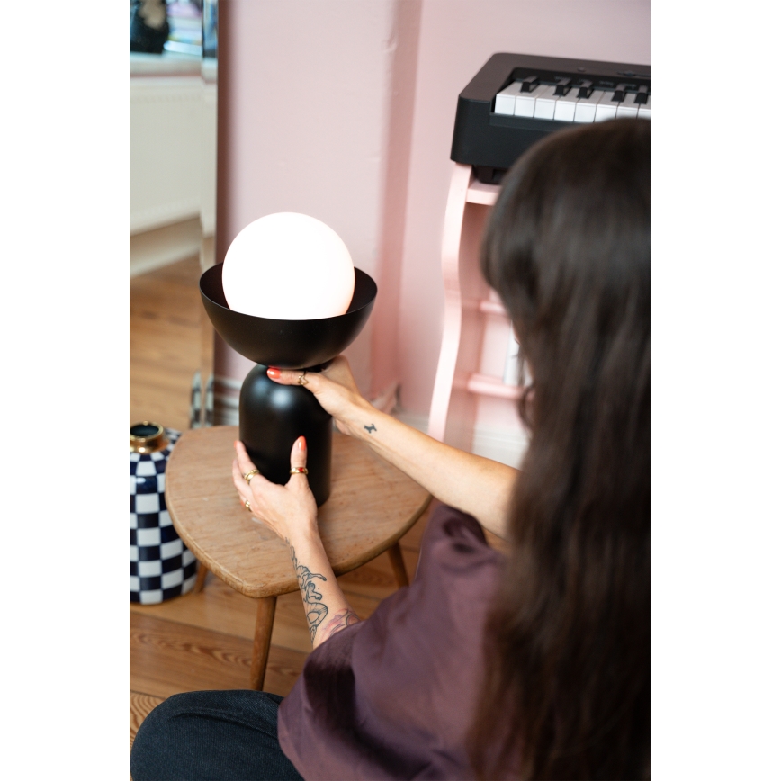 Osram - Stolní lampa DECOR BOWL 1xE14/25W/230V černá