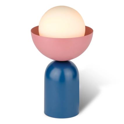 Osram - Stolní lampa DECOR BOWL 1xE14/25W/230V modrá/růžová