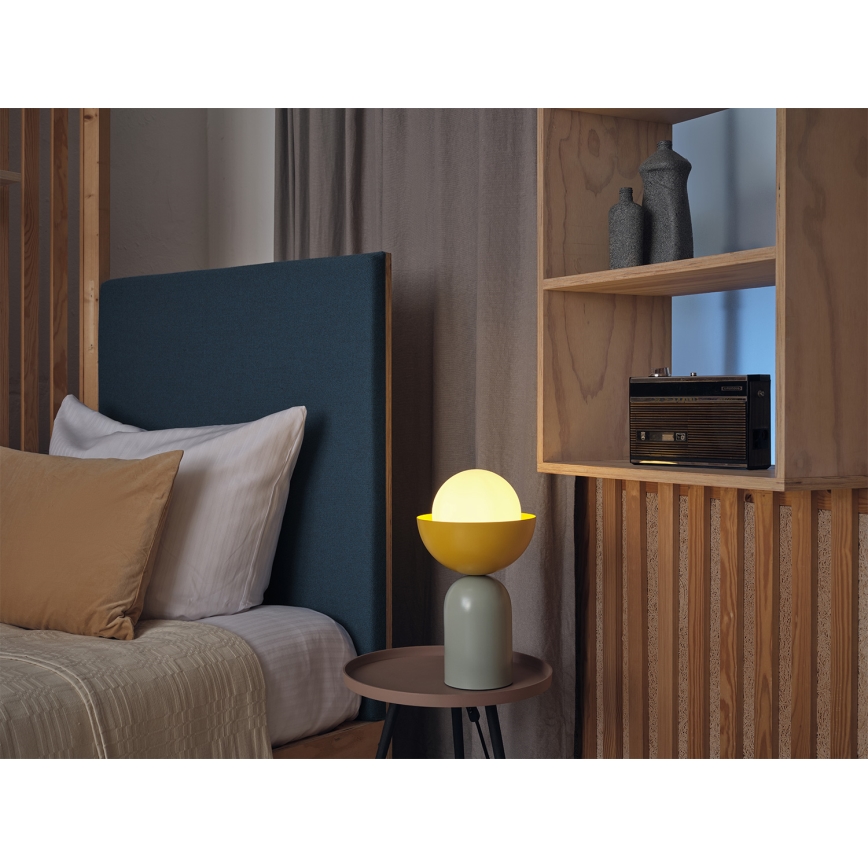 Osram - Stolní lampa DECOR BOWL 1xE14/25W/230V zelená/žlutá