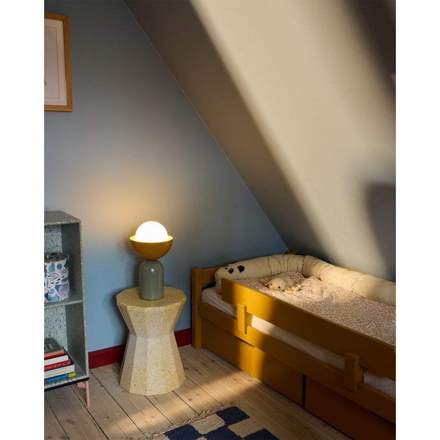 Osram - Stolní lampa DECOR BOWL 1xE14/25W/230V zelená/žlutá