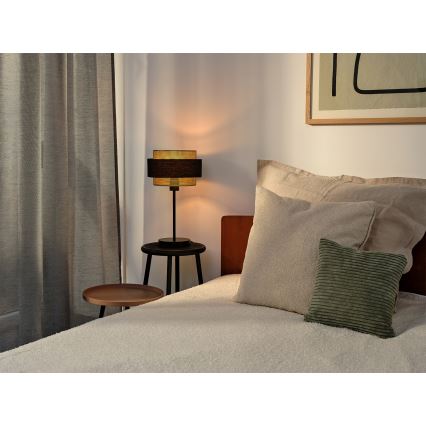 Osram - Stolní lampa DECOR HORNET 1xE27/10W/230V černá/zlatá