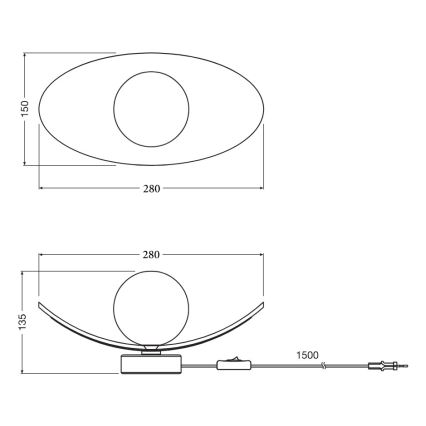 Osram - Stolní lampa DECOR PEARL 1xG9/5W/230V béžová