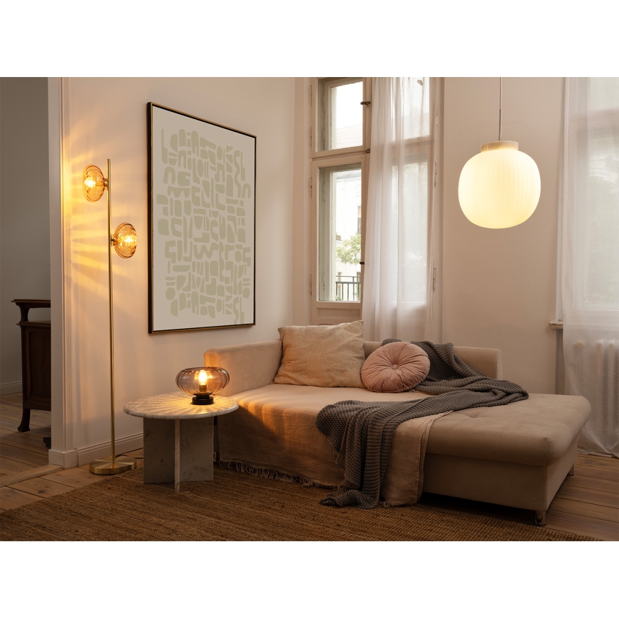 Osram - Stolní lampa DECOR SMOKE 1xE27/12W/230V černá/kouřová šedá