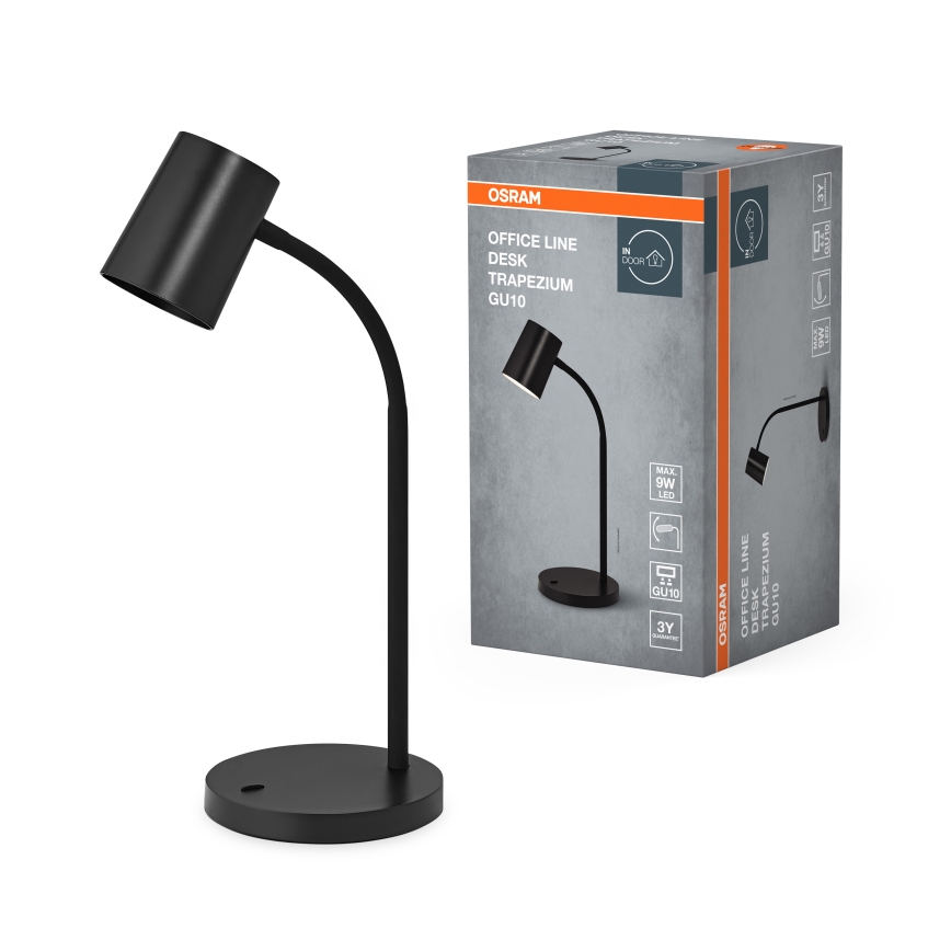 Osram - Stolní lampa DESK LINE 1xGU10/9W/230V černá