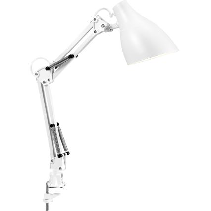 Osram - Stolní lampa s klipem DESK LINE 1xE27/11W/230V bílá