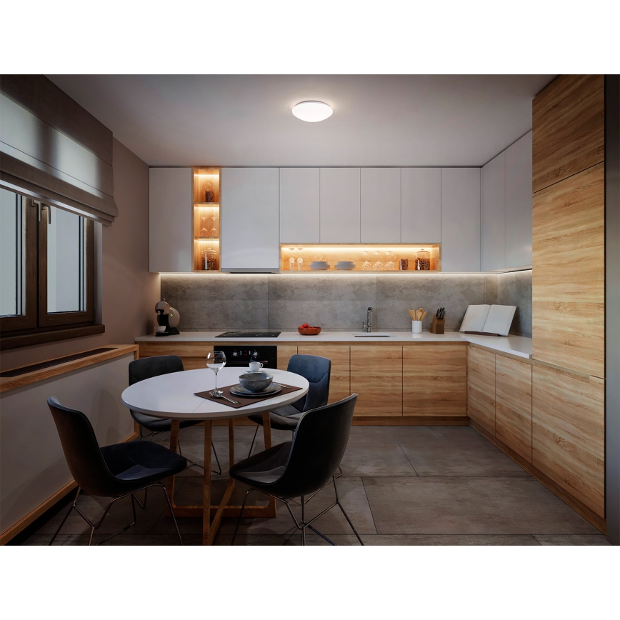 Osram - Stropní svítidlo CEILING ESSENTIAL 1xE27/25W/230V pr. 25 cm bílá