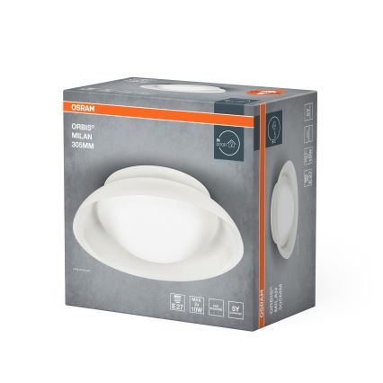 Osram - Stropní svítidlo ORBIS MILAN 2xE27/10W/230V pr. 30,5 cm hnědá