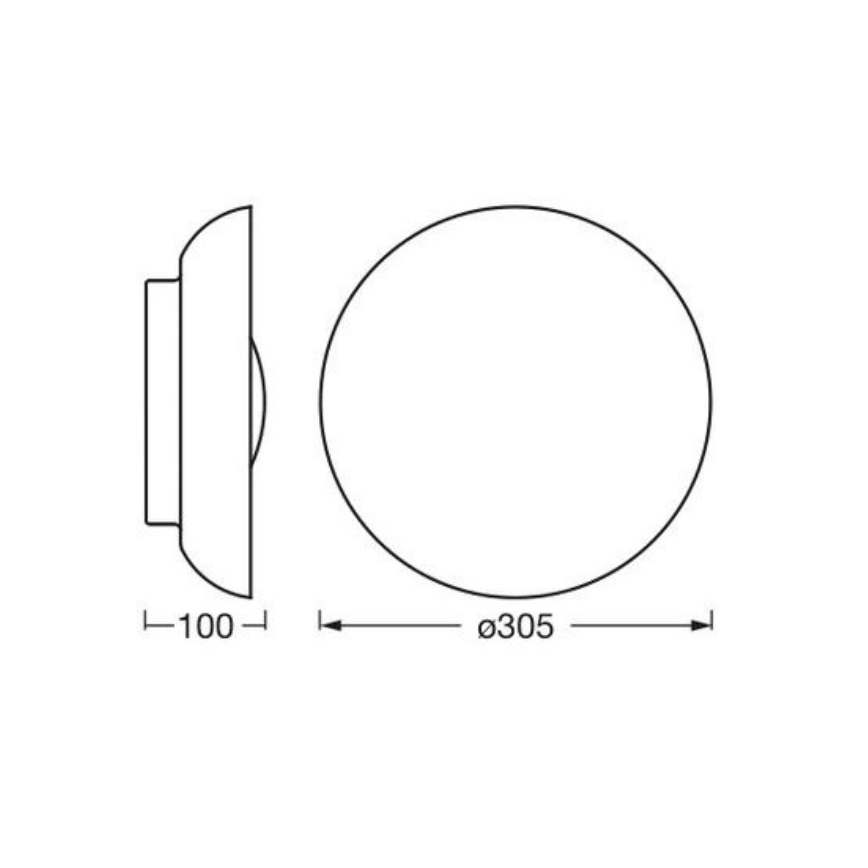 Osram - Stropní svítidlo ORBIS MILAN 2xE27/10W/230V pr. 30,5 cm hnědá