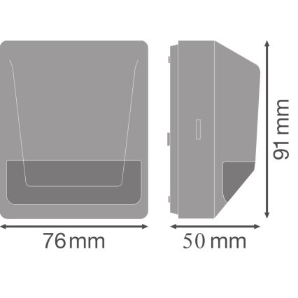 Osram - Venkovní infračervený senzor pohybu 230V IP55 bílá