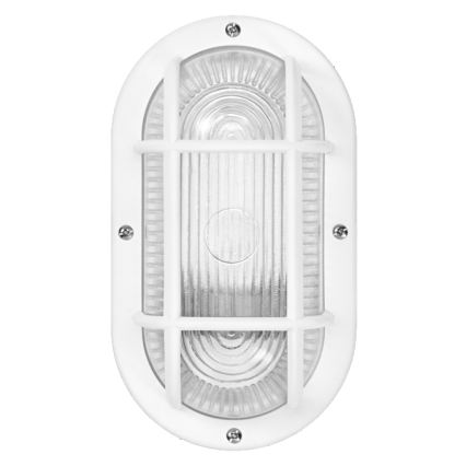 Osram - Venkovní nástěnné svítidlo BULKHEAD 1xE27/10W/230V IP54 bílá