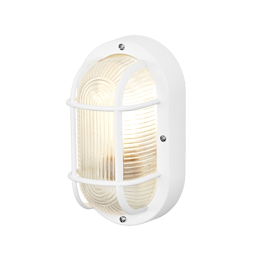 Osram - Venkovní nástěnné svítidlo BULKHEAD 1xE27/10W/230V IP54 bílá