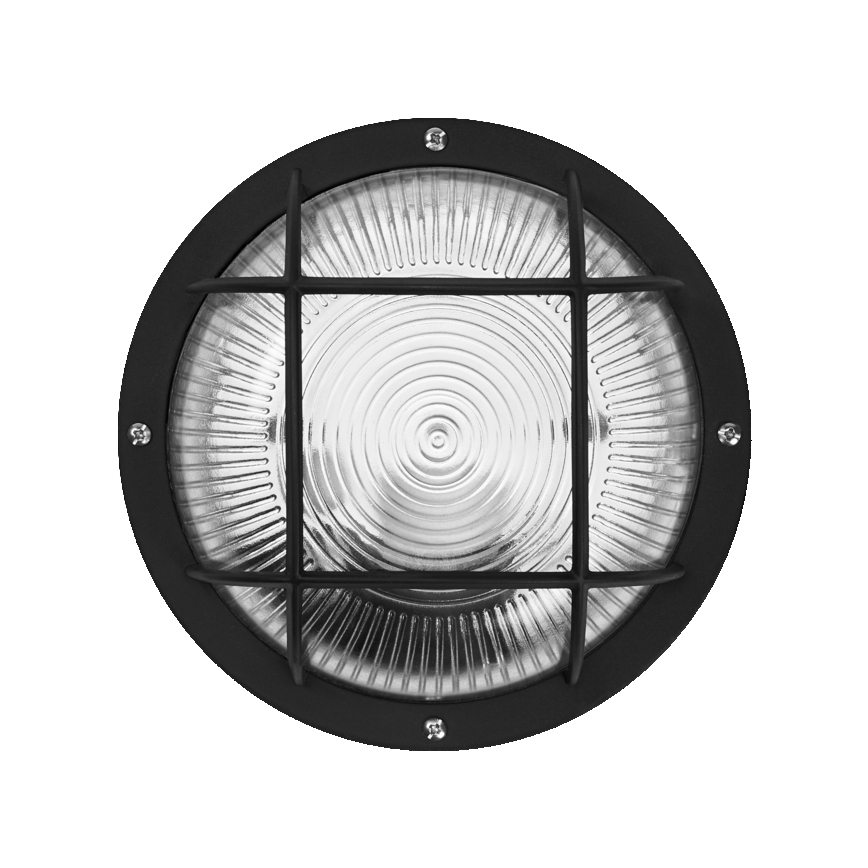 Osram - Venkovní nástěnné svítidlo BULKHEAD 1xE27/10W/230V pr. 19 cm IP54 černá