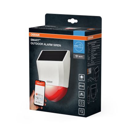 Osram - Venkovní solární alarm SMART+ 5V IP65 Wi-Fi