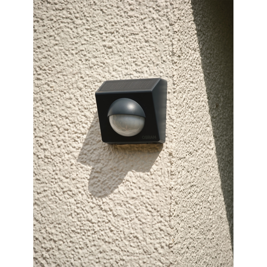 Osram - Venkovní solární senzor pohybu SMART+ 3,7V antracit IP65 Wi-Fi 800 mAh