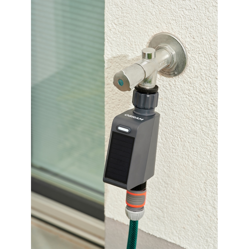 Osram - Zavlažovací ventil se solárním panelem SMART+ IP55 Wi-Fi