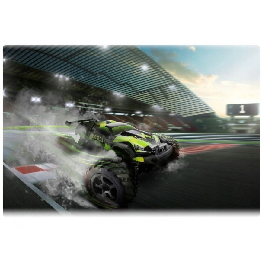 Overmax - RC auto na dálkové ovládání X-MONSTER 3.0 1700 mAh Black/Green