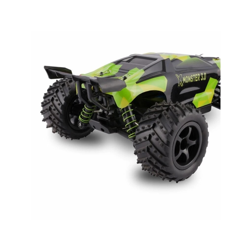 Overmax - RC auto na dálkové ovládání X-MONSTER 3.0 1700 mAh Black/Green