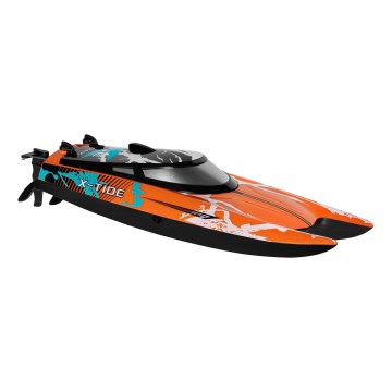 Overmax - RC člun na dálkové ovládání X-TIDE 2400 mAh černá/oranžová