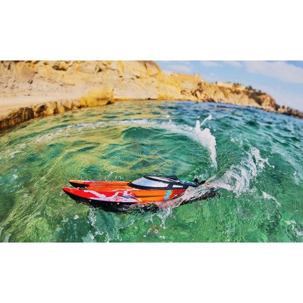 Overmax - RC člun na dálkové ovládání X-TIDE 2400 mAh černá/oranžová