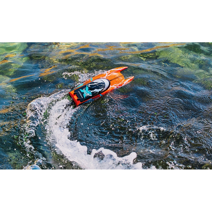 Overmax - RC člun na dálkové ovládání X-TIDE 2400 mAh černá/oranžová