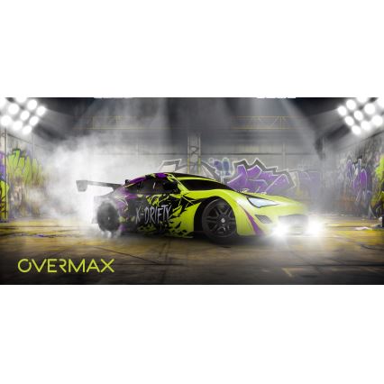 Overmax - RC drift auto na dálkové ovládání X-DRIFT 1000 mAh žlutá/fialová