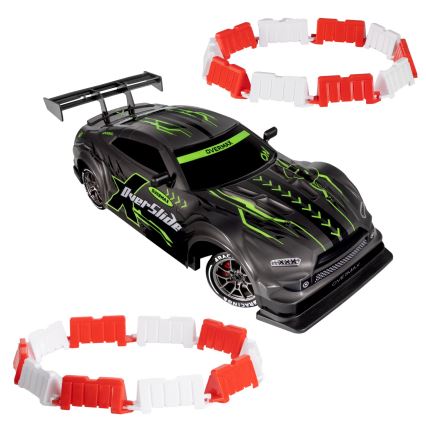 Overmax - RC drift auto na dálkové ovládání X-OVERSLIDE 1000 mAh černá/zelená/modrá/červená