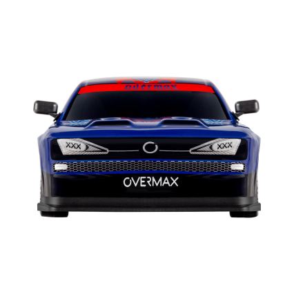 Overmax - RC drift auto na dálkové ovládání X-OVERSLIDE 1000 mAh černá/zelená/modrá/červená