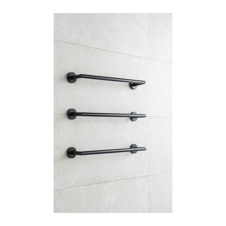 P.M.H. IN1B-L - Elektrický sušák na ručníky INGA 17W/230V 85,9 cm IP44 levá/černá