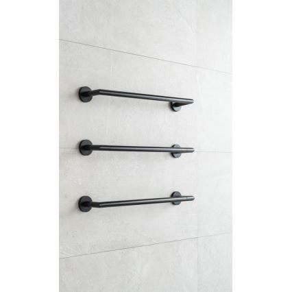 P.M.H. IN1B-R - Elektrický sušák na ručníky INGA 17W/230V 85,9 cm IP44 pravá/černá