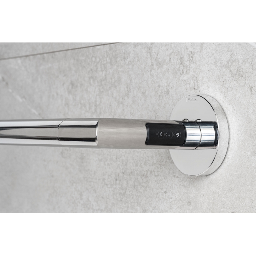 P.M.H. IN1SS-L - Elektrický sušák na ručníky INGA 17W/230V 85,9 cm IP44 levá/leštěná nerez