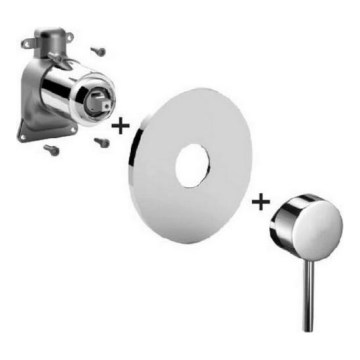 Paffoni - Baterie pro podomítkovou instalaci LIGHT matný chrom