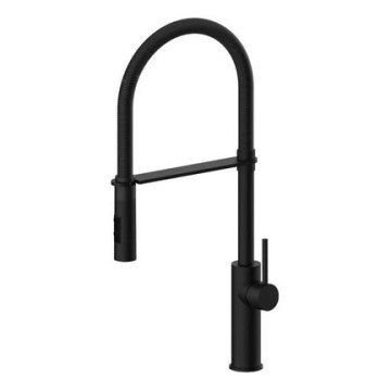 Paffoni - Dřezová baterie s vytahovací sprškou LIGHT 52,5 cm lesklý chrom