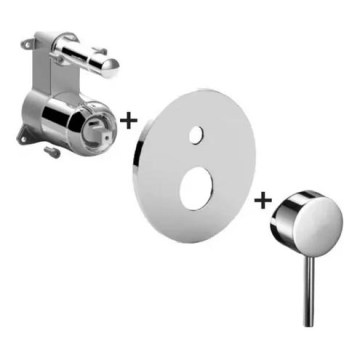 Paffoni - Sprchová baterie pro podomítkovou instalaci LIGHT lesklý chrom