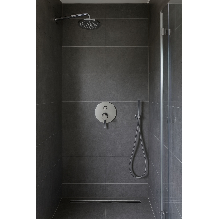 Paffoni - Sprchová baterie pro podomítkovou instalaci LIGHT lesklý chrom