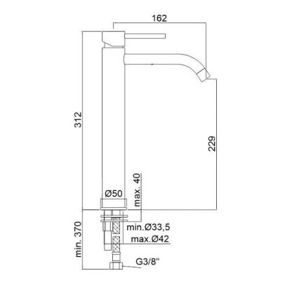 Paffoni - Umyvadlová baterie LIGHT lesklý chrom