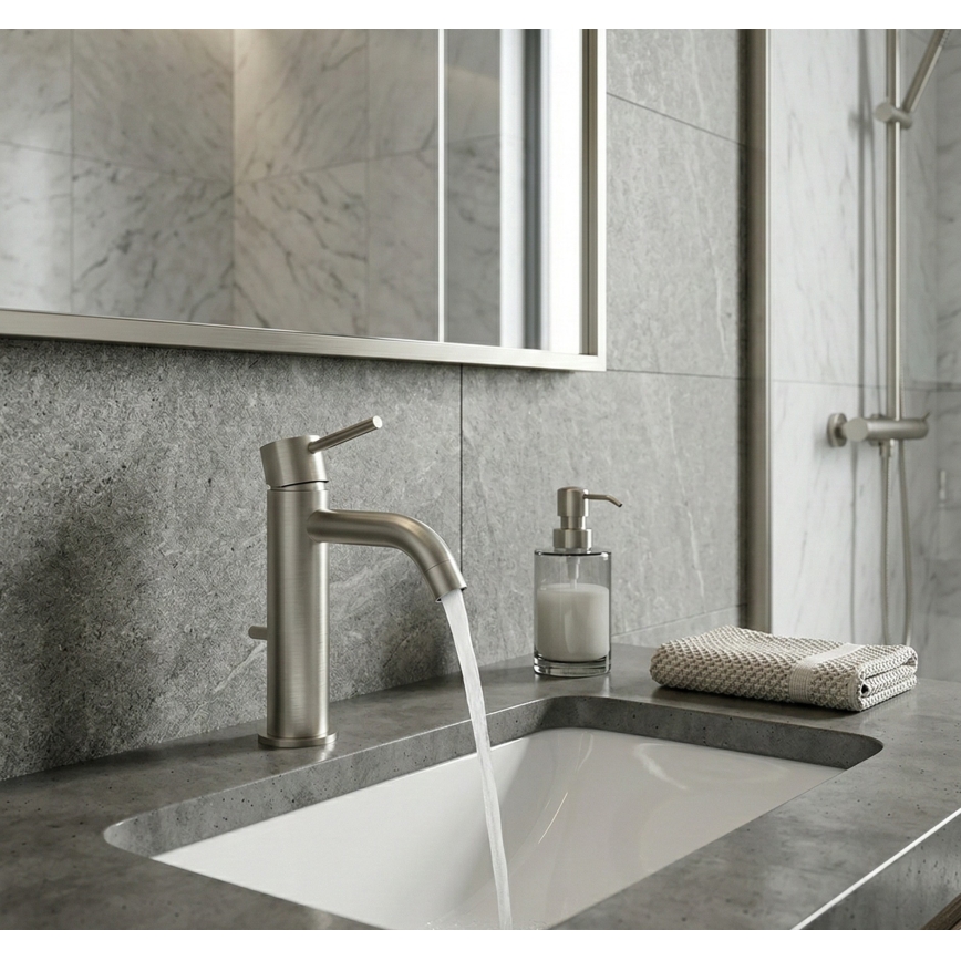 Paffoni - Umyvadlová baterie LIGHT nerez