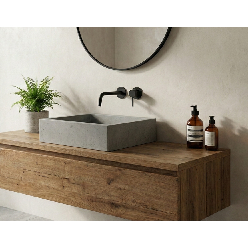 Paffoni - Umyvadlová baterie pro podomítkovou instalaci LIGHT černá