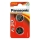Panasonic - 2 ks Lithiová knoflíková baterie CR2016 3V 72 mAh