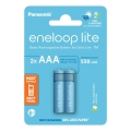 Panasonic - 2 ks Nabijecí baterie AAA Eneloop Lite 550 mAh