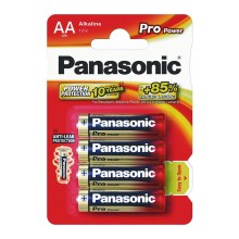 Panasonic LR6 PPG - 4ks alkalická baterie AA Pro Power 1,5V