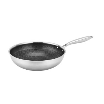 Pánev Wok KITCHISIMO 28 cm nerez