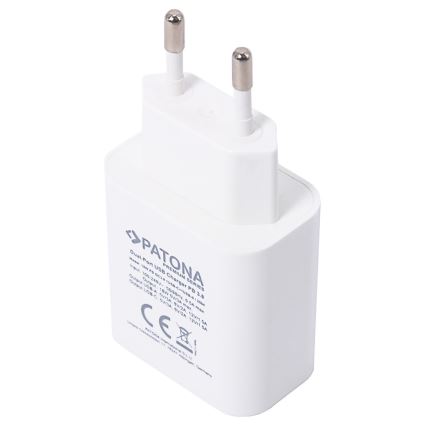 PATONA - Adaptér s USB a USB-C výstupem 18W Power delivery