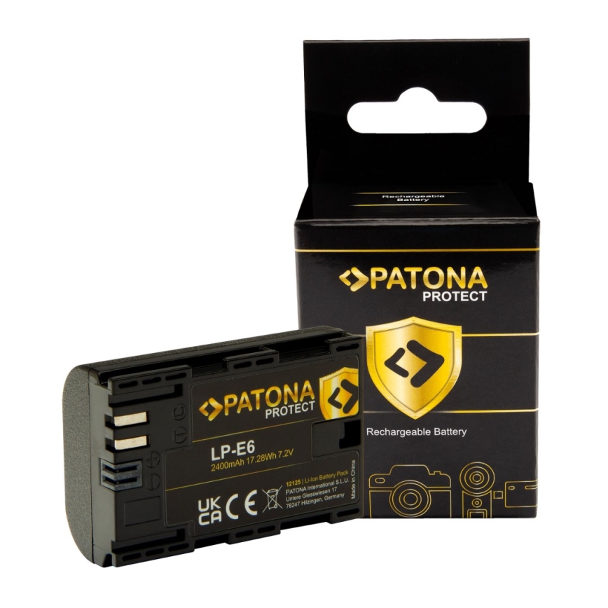 PATONA - Aku Canon LP-E6 2400mAh Li-Ion Protect