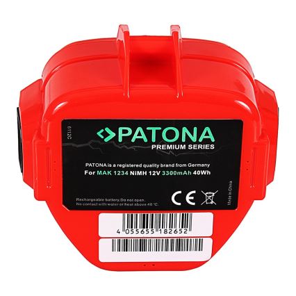 PATONA - Baterie Makita 12V 3300mAh Ni-MH Premium