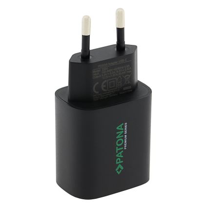 PATONA - Nabíjecí adaptér USB-C Power delivery 20W/230V černá