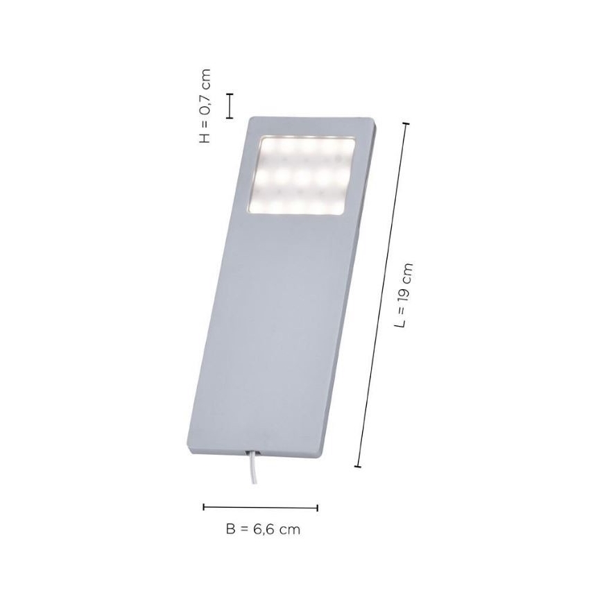 Paul Neuhaus 1121-95-3 - SADA 3x LED Osvětlení nábytku se senzorem HELENA LED/2W/230V