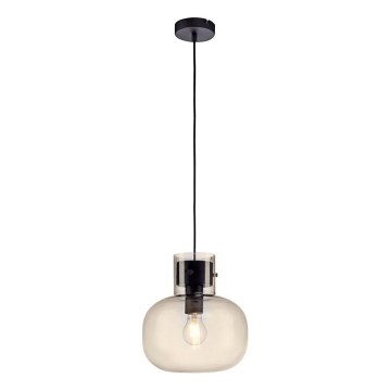 Paul Neuhaus 2003-27 - Lustr na lanku SHITAKE 1xE27/10W/230V pr. 25 cm kouřová