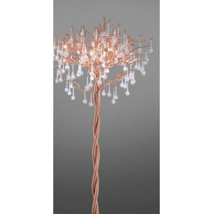 Paul Neuhaus 232-11 - Stojací lampa ICICLE 5xG9/40W/230V měděná